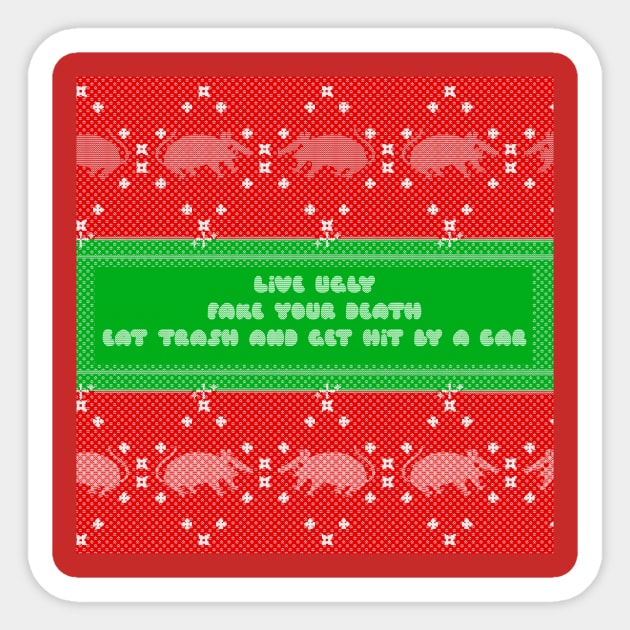 Possum christmas sweater hotsell